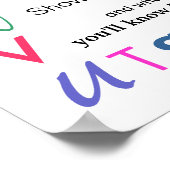 先生の教室ルール# 2 by SRF ポスター (角)