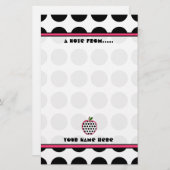 先生の文房具-水玉模様Apple 便箋