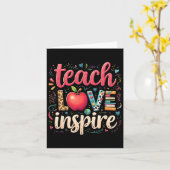 先生の新学期応援 ハッピーファーストデー 教師の愛 カード (黄色い花)