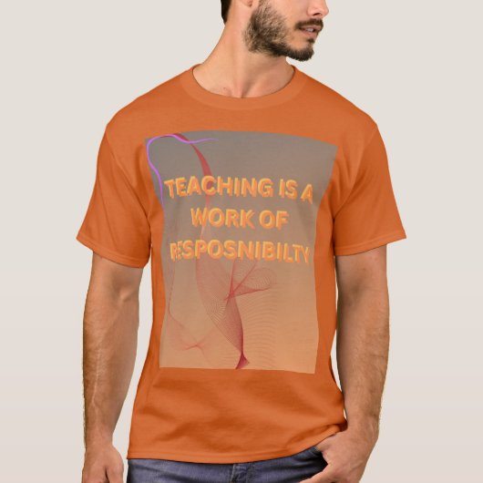 先生の日おめでとう Tシャツ (正面)