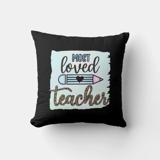 先生の日で最も愛された先生 クッション (正面)