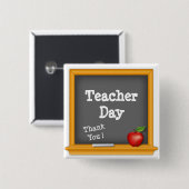 先生の日に 缶バッジ (正面&裏面)