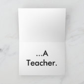 先生の日のグリーティングカード4 カード (内部)