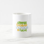 先生の日のコーヒーは教え懸命 コーヒーマグカップ (中央)