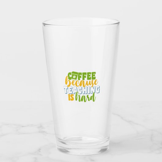 先生の日のコーヒーは教え懸命 タンブラーグラス (正面)