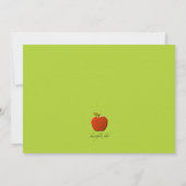 先生の日の挨拶状 カード (裏面)