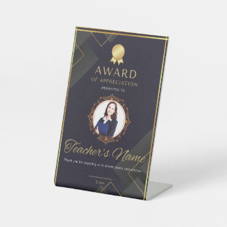 先生の日の特殊台座の標識 台座サイン