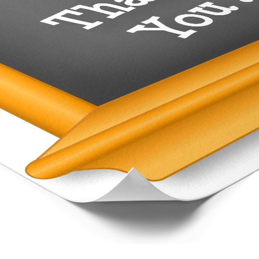 先生の日をカスタマイズしよう!ありがとう! ポスター (角)