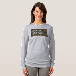 先生の日常 ブラックボード コーヒー Tシャツ