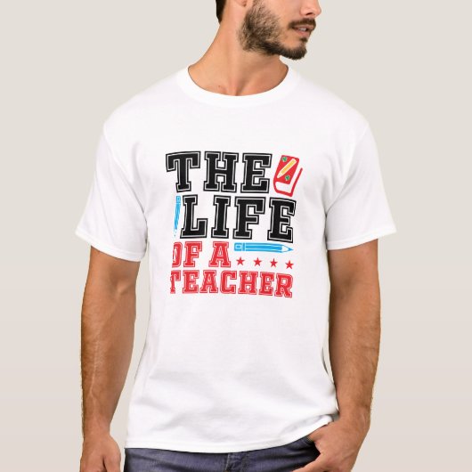 先生の日常 | 面白い感謝の日ギフト Tシャツ (正面)