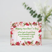 先生の日札 ポストカード (スタンド正面)