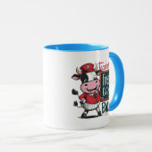 先生の最初の日戻り。新学期デザイン マグカップ (正面右)