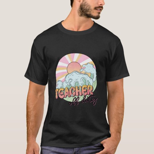 先生の最終出勤日 お世話になりました 年度末の先生 Tシャツ (正面)