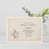 先生の本の退職の招待状 招待状 (スタンド正面)