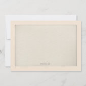 先生の本の退職の招待状 招待状 (裏面)