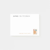 先生の机からの水彩フローラ ポストイット (正面)