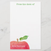 先生の机から 便箋 (正面)