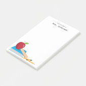 先生の机のパーソナライズな付箋のパッド ポストイット (アングル)