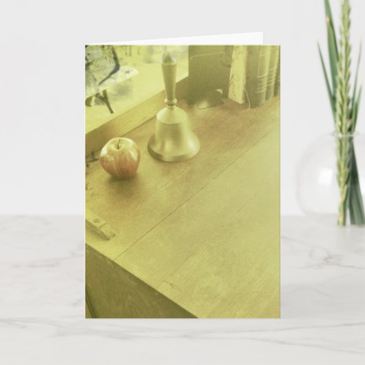 先生の机カード カード (正面)