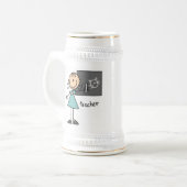 先生の棒人間 ビールジョッキ (正面左)