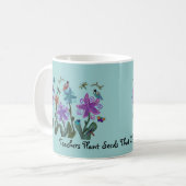 先生の植物はマグを播きます コーヒーマグカップ (正面左)