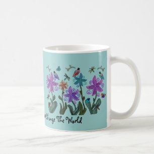 先生の植物はマグを播きます コーヒーマグカップ