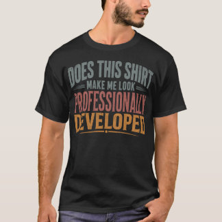 先生の楽しいTシャツ メンズ レディース プロフェッショナル Tシャツ