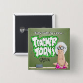 先生の漫画ボタン 缶バッジ (正面&裏面)