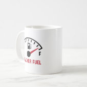 先生の燃料のおもしろいなAppleのギフト コーヒーマグカップ (正面左)