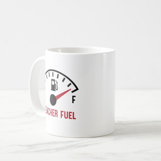 先生の燃料のおもしろいなAppleのギフト コーヒーマグカップ (正面左)