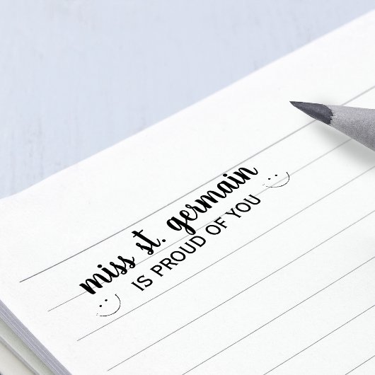 先生の特別なあなたへの賛辞 セルフインキングスタンプ