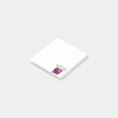 先生の生命のアップルカラフルスワール ポストイット (アングル)