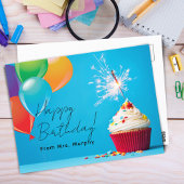 先生の生徒の誕生日 ポストカード