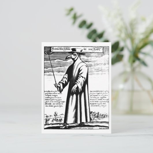 先生の疫病マスクまた会おう ポストカード (スタンド正面)