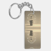 先生の緑の勝利 キーホルダー (正面左)