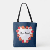 先生の芸術: それは大きいハートを取ります トートバッグ (裏面)