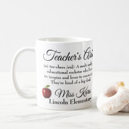 先生の補佐官のロックスター コーヒーマグカップ