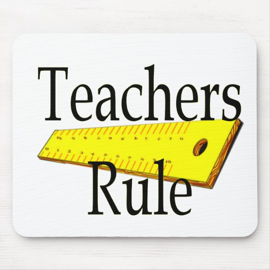 先生の規則のマウスパッド マウスパッド (正面)