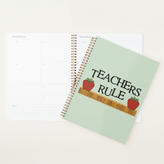 先生の規則先生 プランナー手帳 (ディスプレー)