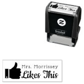 先生の親指が好き セルフインキングスタンプ (インサイチュ)