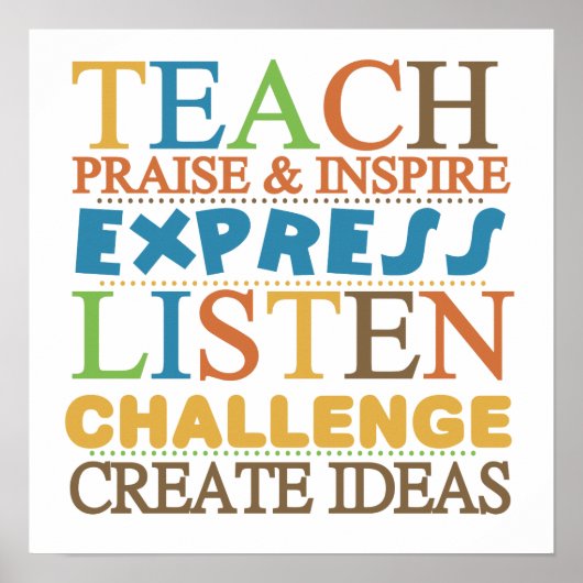 先生の言葉 ポスター (正面)