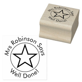 先生の評判が良い ラバースタンプ