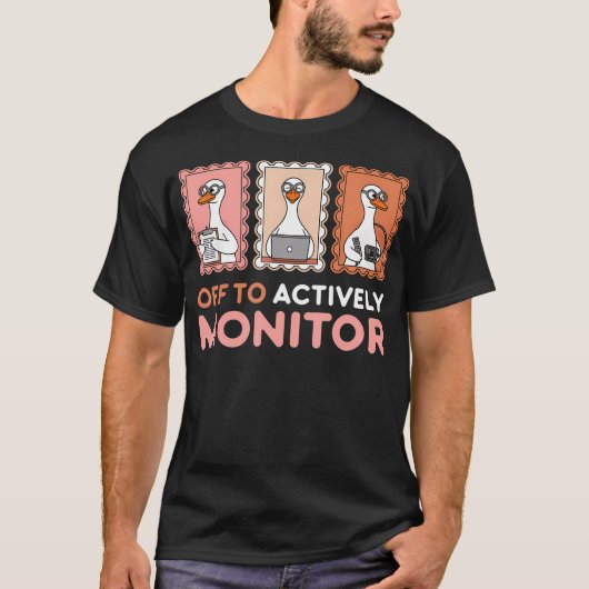 先生の試験監督デビュー Tシャツ (正面)