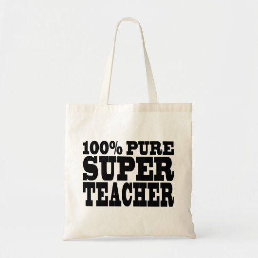 先生の誕生会100%の純粋なすごい先生 トートバッグ (正面)