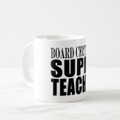先生の誕生日の板によって証明されるすごい先生 コーヒーマグカップ (正面左)