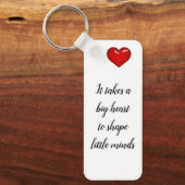 先生の贈り物 – それは大きなハート... キーホルダー (正面)