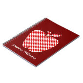 先生の赤チェックApple Notebook ノートブック (左側)