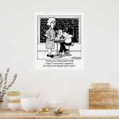 先生の追加控除の税を行う ポスター (キッチン)