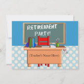 先生の退職のパーティの招待状 招待状 (正面)
