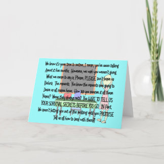 先生の退職の"異常な親"ストーリーアートのギフト カード